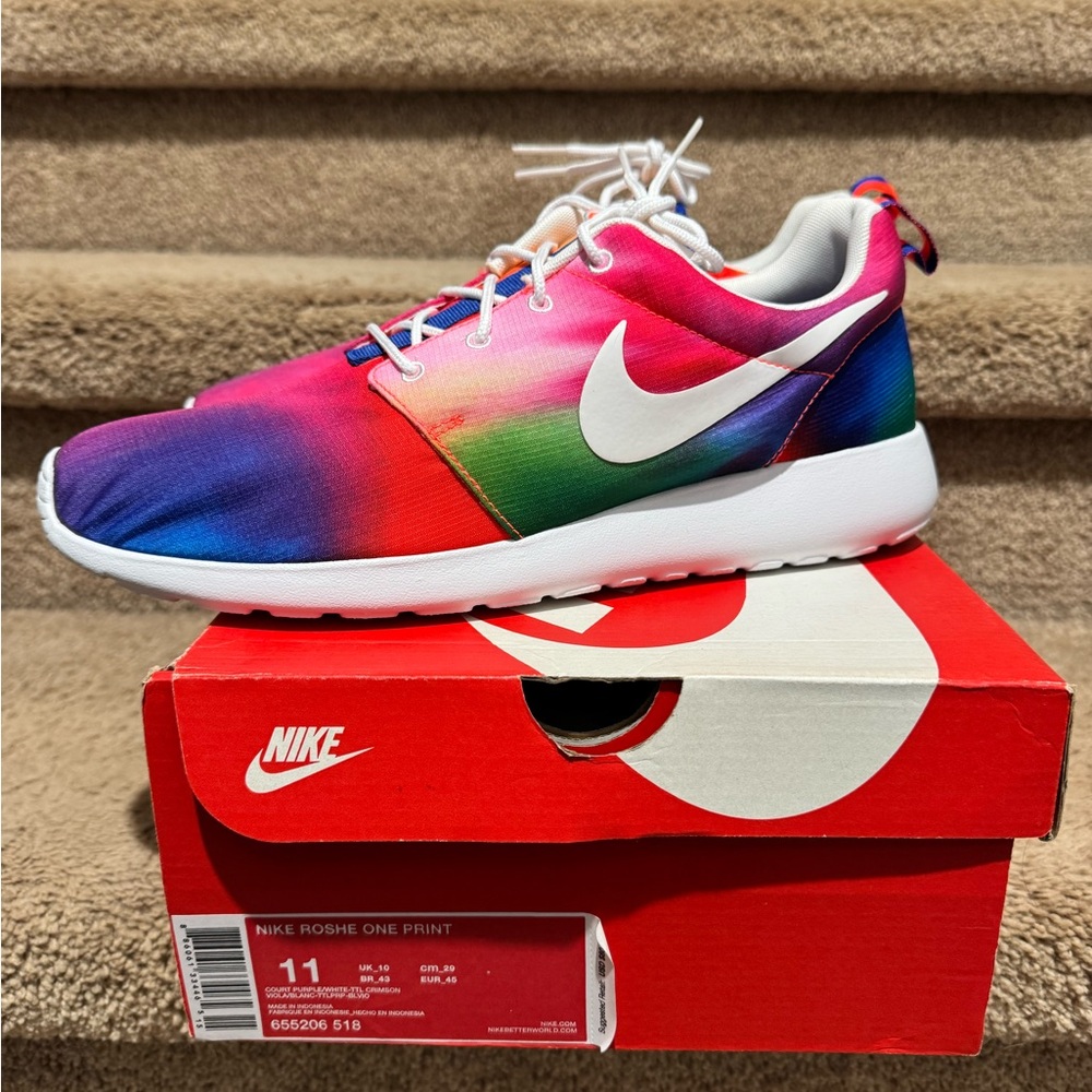 DS Nike Roshe Run Tie Dye Size 11